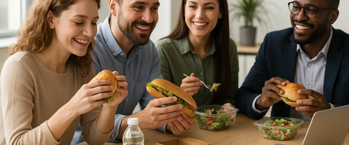 Waarom een gezamenlijke lunch het teamgevoel versterkt