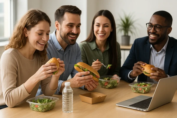 Lees de blog Waarom een gezamenlijke lunch het teamgevoel versterkt